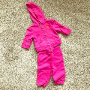 Pink Ralph Lauren Baby Sweatsuit 🎀
